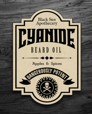 Cyanide Premium Beard Oil - Apples and Spices