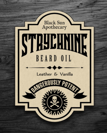 Cyanide Premium Beard Oil - Leather and Vanilla